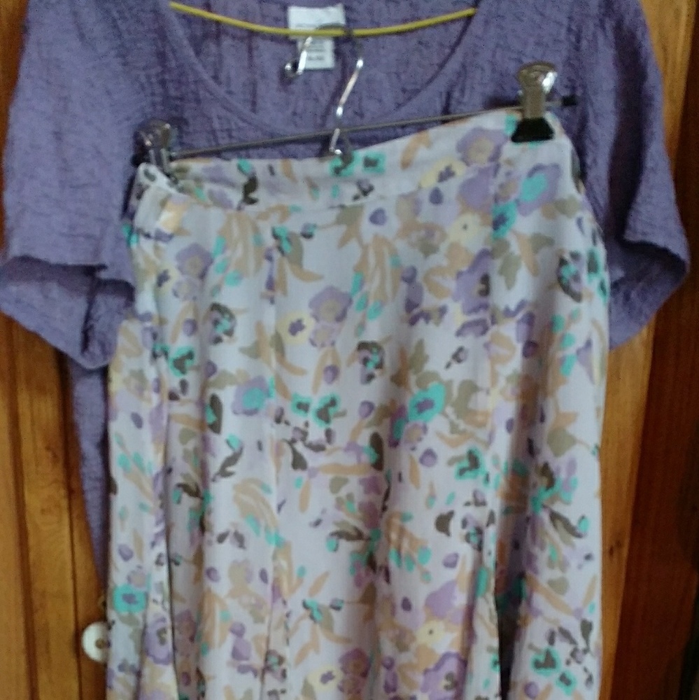 Spring Top and skirt